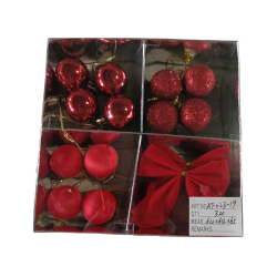 Σετ Χριστουγεννιάτικα στολίδια - 3cm - 16pcs - 023193 Σετ Χριστουγεννιάτικα στολίδια - 3cm - 16pcs - 023193