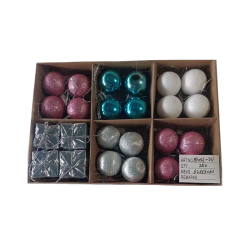 Σετ Χριστουγεννιάτικα στολίδια - 3cm - 24pcs - 023247 Σετ Χριστουγεννιάτικα στολίδια - 3cm - 24pcs - 023247