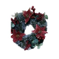 Χριστουγεννιάτικo διακοσμητικό στεφάνι - 30cm - 143605 Χριστουγεννιάτικo διακοσμητικό στεφάνι - 30cm - 143605