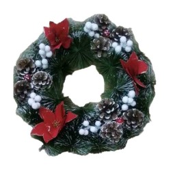 Χριστουγεννιάτικo διακοσμητικό στεφάνι - 40cm - 143674 Χριστουγεννιάτικo διακοσμητικό στεφάνι - 40cm - 143674