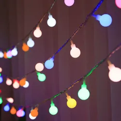 Χριστουγεννιάτικη φωτεινή γιρλάντα Led - RGB - 40pcs - 150081 Χριστουγεννιάτικη φωτεινή γιρλάντα Led - RGB - 40pcs - 150081