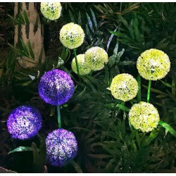 Φωτιζόμενα διακοσμητικά λουλούδια LED με ηλιακό πάνελ - 2pcs - 150319 - Purple Φωτιζόμενα διακοσμητικά λουλούδια LED με ηλιακό πάνελ - 2pcs - 150319 - Purple