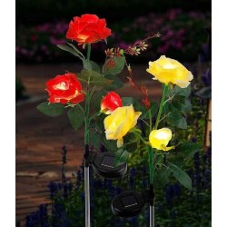 Φωτιζόμενα διακοσμητικά λουλούδια LED με ηλιακό πάνελ - 2pcs - 150333 - Blue Φωτιζόμενα διακοσμητικά λουλούδια LED με ηλιακό πάνελ - 2pcs - 150333 - Blue