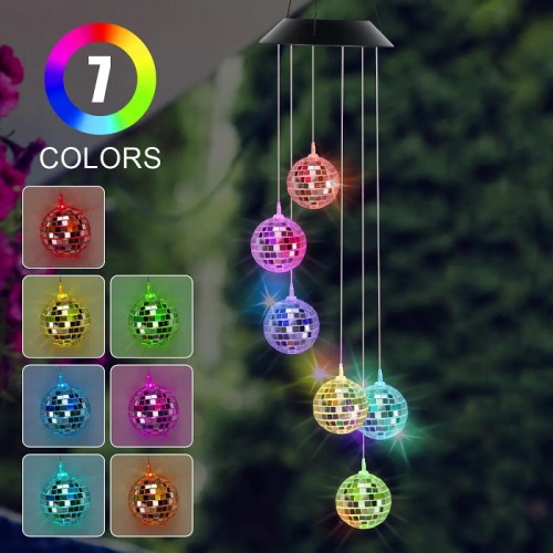 Ηλιακό κρεμαστό διακοσμητικό με φωτισμό LED - Discoballs - 150500 Ηλιακό κρεμαστό διακοσμητικό με φωτισμό LED - Discoballs - 150500