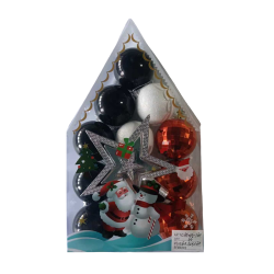 Σετ Χριστουγεννιάτικες μπάλες - 6cm - 12pcs - 231627 Σετ Χριστουγεννιάτικες μπάλες - 6cm - 12pcs - 231627