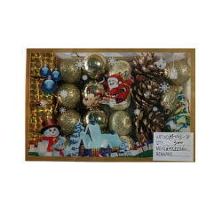 Σετ Χριστουγεννιάτικα στολίδια - 3cm - 24pcs - 402387 Σετ Χριστουγεννιάτικα στολίδια - 3cm - 24pcs - 402387