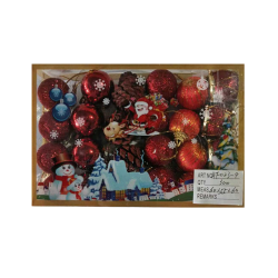 Σετ Χριστουγεννιάτικες μπάλες - 3cm - 24pcs - 402394 Σετ Χριστουγεννιάτικες μπάλες - 3cm - 24pcs - 402394