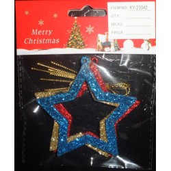 Σετ Χριστουγεννιάτικα στολίδια - 8.5*8.5cm - 3pcs - 230423 Σετ Χριστουγεννιάτικα στολίδια - 8.5*8.5cm - 3pcs - 230423