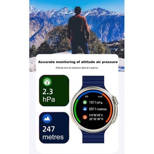 Smartwatch - Z78 UItra - 880266 - Grey Smartwatch - Z78 UItra - 880266 - Grey