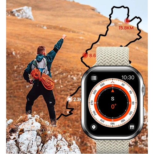 Σετ Smartwatch με 2 λουράκια - Z81 Pro Max - 880372 - Blue Σετ Smartwatch με 2 λουράκια - Z81 Pro Max - 880372 - Blue