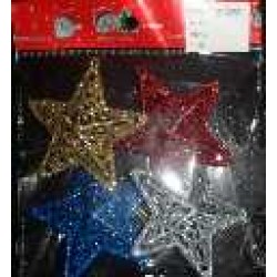 Σετ Χριστουγεννιάτικα στολίδια - 8cm - 4pcs - 230683 Σετ Χριστουγεννιάτικα στολίδια - 8cm - 4pcs - 230683