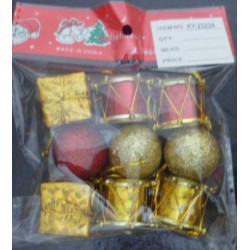 Σετ Χριστουγεννιάτικα στολίδια - 9pcs - 232526 Σετ Χριστουγεννιάτικα στολίδια - 9pcs - 232526