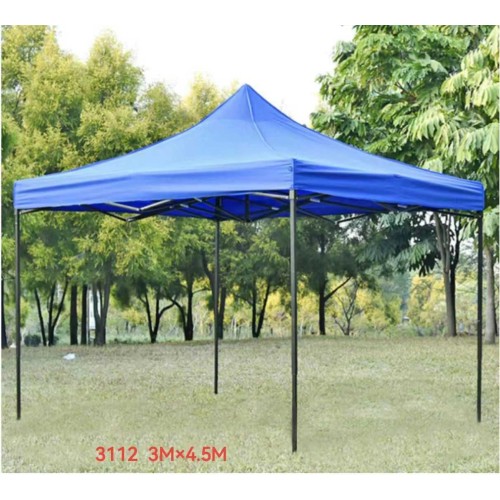 Πτυσσόμενη τέντα κήπου - Κιόσκι - YB3112 - 3x4.5m - 585397 - Blue Πτυσσόμενη τέντα κήπου - Κιόσκι - YB3112 - 3x4.5m - 585397 - Blue
