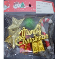 Σετ Χριστουγεννιάτικα στολίδια - 9pcs - 232168 Σετ Χριστουγεννιάτικα στολίδια - 9pcs - 232168