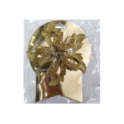 Χριστουγεννιάτικo στολίδι - Λουλούδι - 14cm - 230089 Χριστουγεννιάτικo στολίδι - Λουλούδι - 14cm - 230089