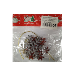 Σετ Χριστουγεννιάτικα στολίδια - 6cm - 4pcs - 230980 Σετ Χριστουγεννιάτικα στολίδια - 6cm - 4pcs - 230980