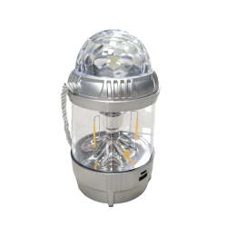 Επαναφορτιζόμενο φαναράκι LED με φωτορυθμικό - HW978W - 374431 Επαναφορτιζόμενο φαναράκι LED με φωτορυθμικό - HW978W - 374431