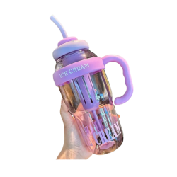 Φορητό παγούρι πλαστικό με καλαμάκι - 1300ml - RTS16 - 590166 - Purple Φορητό παγούρι πλαστικό με καλαμάκι - 1300ml - RTS16 - 590166 - Purple