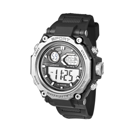 Ψηφιακό ρολόι χειρός - LS9048 - Lasika - 817339 - Black/Silver