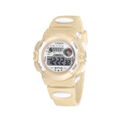 Παιδικό ψηφιακό ρολόι χειρός - WF118 - Lasika - 115145 - Beige