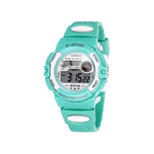 Παιδικό ψηφιακό ρολόι χειρός - WF118 - Lasika - 115145 - Mint Green