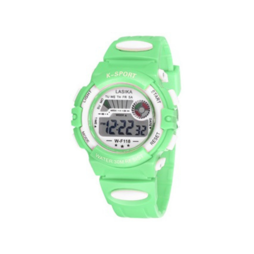 Παιδικό ψηφιακό ρολόι χειρός - WF118 - Lasika - 115145 - Light Green