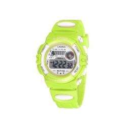 Παιδικό ψηφιακό ρολόι χειρός - WF118 - Lasika - 115145 - Yellow/Green Fluo