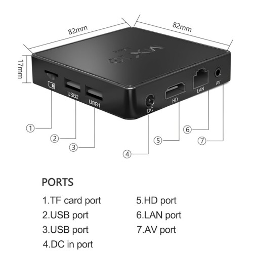 Android TV Box - MX10 MINI - 811238 Android TV Box - MX10 MINI - 811238