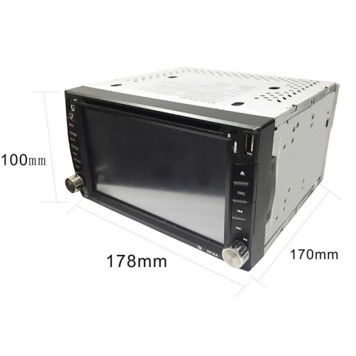 Ηχοσύστημα αυτοκινήτου 2DIN με DVD – 6.2” – CTC-6606 – 003546 Ηχοσύστημα αυτοκινήτου 2DIN με DVD – 6.2” – CTC-6606 – 003546