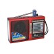 Επαναφορτιζόμενο ραδιόφωνο - FP-1775 - 017754 - Red Επαναφορτιζόμενο ραδιόφωνο - FP-1775 - 017754 - Red