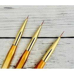 Σετ πινέλα μανικιούρ Nail Art - B101 - 3pcs - 910464