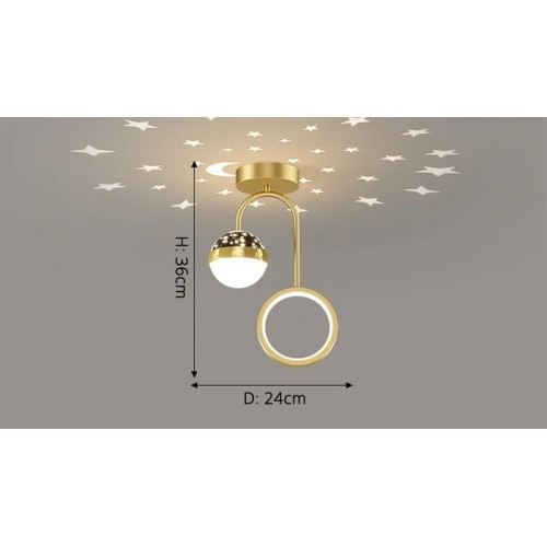 Φωτιστικό οροφής LED - Πλαφονιέρα με Φωτορυθμικό - PH016 - 941990 Φωτιστικό οροφής LED - Πλαφονιέρα με Φωτορυθμικό - PH016 - 941990