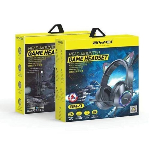 Ενσύρματα ακουστικά - Cat Headphones - GM-9 - AWEI - 006170 Ενσύρματα ακουστικά - Cat Headphones - GM-9 - AWEI - 006170