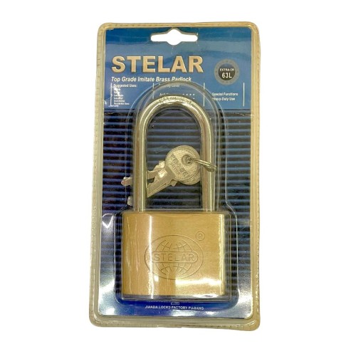 Λουκέτο μακρύ - STELAR - 63mm - 586851 Λουκέτο μακρύ - STELAR - 63mm - 586851