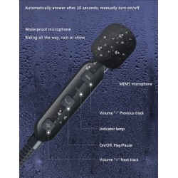 Ασύρματη ενδοεπικοινωνία κράνους μοτοσυκλέτας - Bluetooth - GT0 - Fineblue - 700475 Ασύρματη ενδοεπικοινωνία κράνους μοτοσυκλέτας - Bluetooth - GT0 - Fineblue - 700475