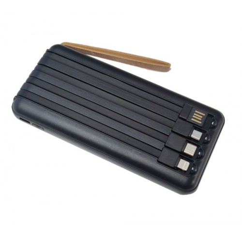 Powerbank με ηλιακό πάνελ - 4in1 - 10.000mah - Y179 - 810385 - Black Powerbank με ηλιακό πάνελ - 4in1 - 10.000mah - Y179 - 810385 - Black