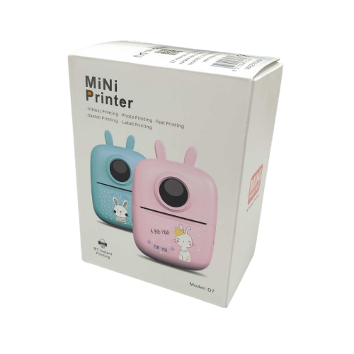 Παιδικός mini εκτυπωτής - D7 - 810699 - Blue Παιδικός mini εκτυπωτής - D7 - 810699 - Blue
