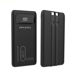 Powerbank - 10.000mah -  P168K - 22.5W - AWEI - 002448 - Black