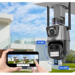 Κάμερα ασφαλείας IP Dual - Security Camera - WiFi - 310777 Κάμερα ασφαλείας IP Dual - Security Camera - WiFi - 310777