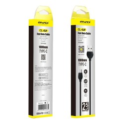 Καλώδιο φόρτισης & data - Type-C - CL-62 - AWEI - 887844 Καλώδιο φόρτισης & data - Type-C - CL-62 - AWEI - 887844