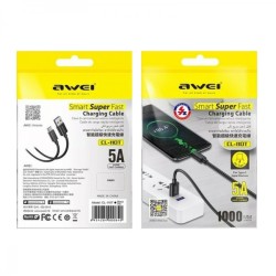 Καλώδιο φόρτισης & data - Type-C - CL-110T - Fast Charge - 5A - AWEI - 000840