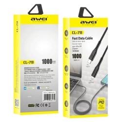 Καλώδιο φόρτισης & data - Type-C σε Lightning - CL-78 - 18W - AWEI - 888001 Καλώδιο φόρτισης & data - Type-C σε Lightning - CL-78 - 18W - AWEI - 888001