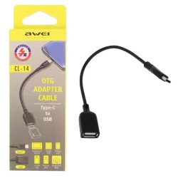 Αντάπτορας USB Type-C σε USB-A Female - CL-14 - AWEI - 888100 Αντάπτορας USB Type-C σε USB-A Female - CL-14 - AWEI - 888100