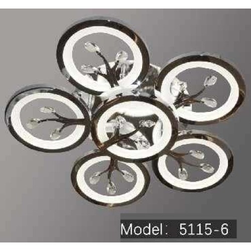 Φωτιστικό οροφής LED - Πλαφονιέρα με Dimmer - 5115-6CH - 943659 Φωτιστικό οροφής LED - Πλαφονιέρα με Dimmer - 5115-6CH - 943659