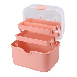 Κουτί οργάνωσης καλλυντικών - D573 - 121033 - Pink