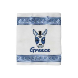 Πετσέτα ποτηρόπανο Souvenir με κέντημα - Σετ 12pcs - Greece - 416389
