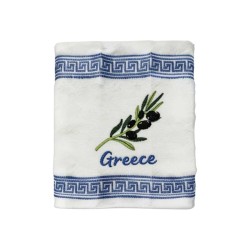 Πετσέτα ποτηρόπανο Souvenir με κέντημα - Σετ 12pcs - Greece - 416396