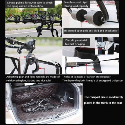 Σχάρα αυτοκινήτου για 3 ποδήλατα - SJ-541 - 653074 Σχάρα αυτοκινήτου για 3 ποδήλατα - SJ-541 - 653074