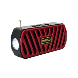 Ασύρματο ηχείο Bluetooth με φακό LED – KMS-05A – 885864 - Red Ασύρματο ηχείο Bluetooth με φακό LED – KMS-05A – 885864 - Red