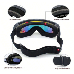 Μάσκα Σκι - HX001 - 920662 - White/Silver Mirror Μάσκα Σκι - HX001 - 920662 - White/Silver Mirror